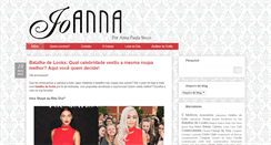 Desktop Screenshot of blogdajoanna.com