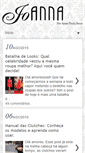 Mobile Screenshot of blogdajoanna.com