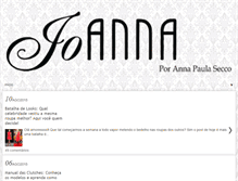 Tablet Screenshot of blogdajoanna.com